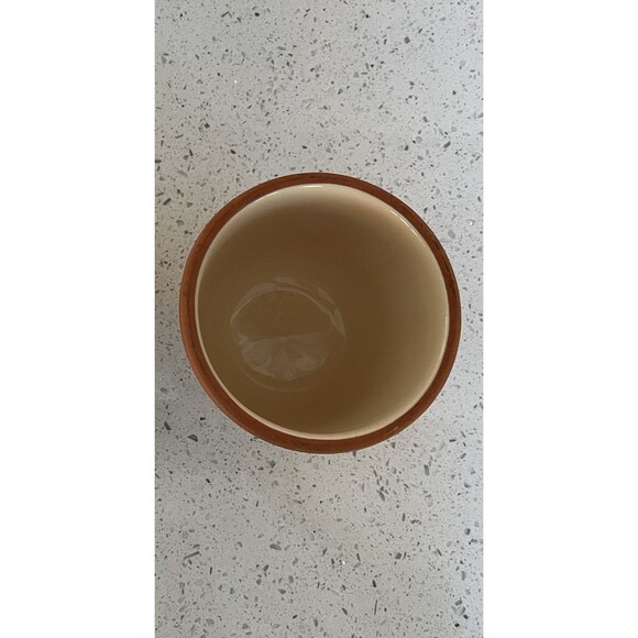 Over and Back Indoor Outfitters Pepper Motif Bowl Made in Italy Glazed Vintage - Picture 3 of 4